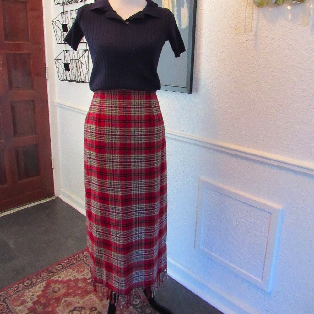 Vintage Cambridge Dry Goods Plaid Tartan / Skirt